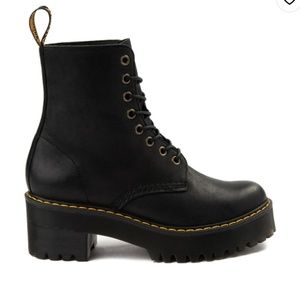 Dr. Martens Shriver Hi 8-Eye Platform Boot - Black